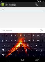 Volcano Keyboard Themes Affiche