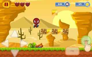 Super SPider World Sandy Man Free Game Screenshot 1