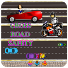 Cross Road Safety 아이콘