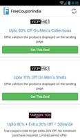 Freecouponindia-Coupon & Deals screenshot 2