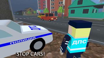 Russian Cars: Pixel Traffic Police Simulator capture d'écran 3