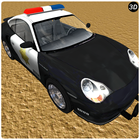 police car stunt 3D:fast drive icône