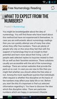 Free Numerology Reading syot layar 3