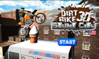 Dirt Bike 3D Stunt City Affiche