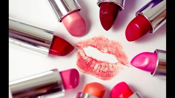 Lipstick. Makeup Wallpapers पोस्टर