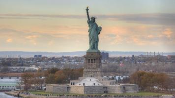 STATUE OF LIBERTY WALLPAPER Affiche