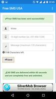 Free SMS USA syot layar 2