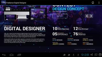 Freelance Digital Designer syot layar 1