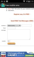 1 Schermata Free mobile sms