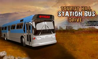 Tourist Hill Station Bus Drive Affiche