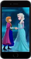 Frozen Wallpaper Anna And Elsa Affiche