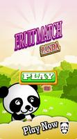 Fruit Match Panda Poster