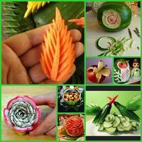 Fruit and Vegetable Carving 포스터
