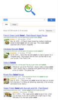 Vegan recipes search poster