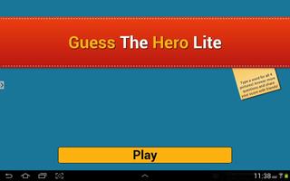 Guess The Name of Hero Lite Affiche
