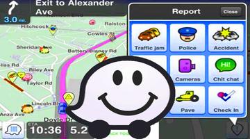 Free Waze GPS & Map Guide 2017 capture d'écran 1