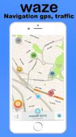Free Waze maps , gps , traffic , alerts Guide 스크린샷 1