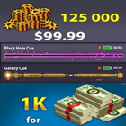 Cue Coins For 8 Ball Pool icône