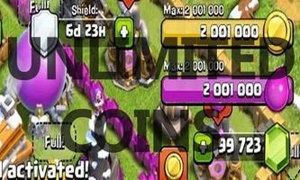 Unlimited Coins Clash of Clans Affiche