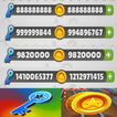 Coins Keys Subway Surfers