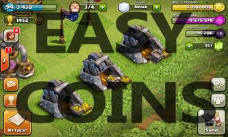 Coins Gems Clash of Clans الملصق