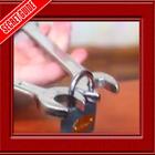 Guide open a lock with wrench иконка