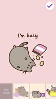 Kawaii Pusheen Cat Wallpapers Lock Screen Pattern 截圖 2