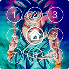 Shadow Saiyan Goku Super Hero PIN Lock Password icono