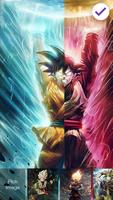 Shadow Saiyan Goku Super Hero PIN Lock Password captura de pantalla 2