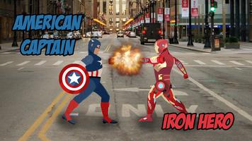 American Captain vs Avenging Iron Hero Ekran Görüntüsü 2