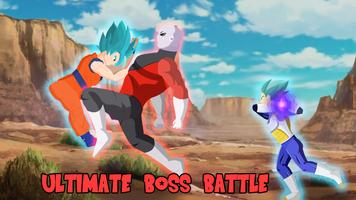 Super Saiyan God Goku v Ultra Instinct Blue Vegeta capture d'écran 1