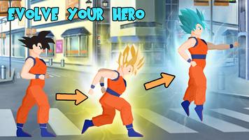 Super Saiyan God Goku v Ultra Instinct Blue Vegeta 스크린샷 2
