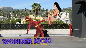 Amazon Wonder Warrior vs Flash Speed Hero تصوير الشاشة 1