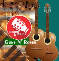 Guitar Chord Guns N' Roses Affiche