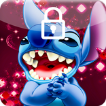Stitch World Blue Monster PIN Lock Slide Pattern
