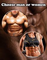 Gym Body Abs Photo Editor imagem de tela 1