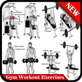 Gym Workout-Übungen Zeichen