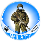 Men Army Dress Photo Editor-icoon