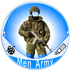 Men Army Dress Photo Editor ikona