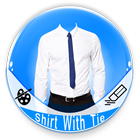 Men Formal Shirt With Tie иконка