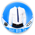 Men Formal Shirt With Tie 圖標