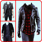 Men Casual Rock Style Photo Suit Editor simgesi