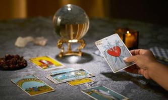 Free Tarot Card Reading Apps Women الملصق
