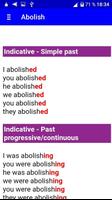 برنامه‌نما English verbs conjugation عکس از صفحه