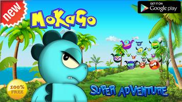 Dinosaur MOKA GO running game Affiche