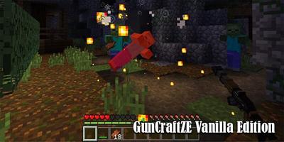 Map GunCraftZE Vanilla Edition Minecraft poster
