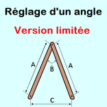 Réglage d'un angle Limitée