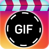 Gif Edit Maker with music 🎵 icon