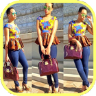 African fashion style Zeichen