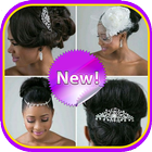 Coiffure de mariage africaine icône